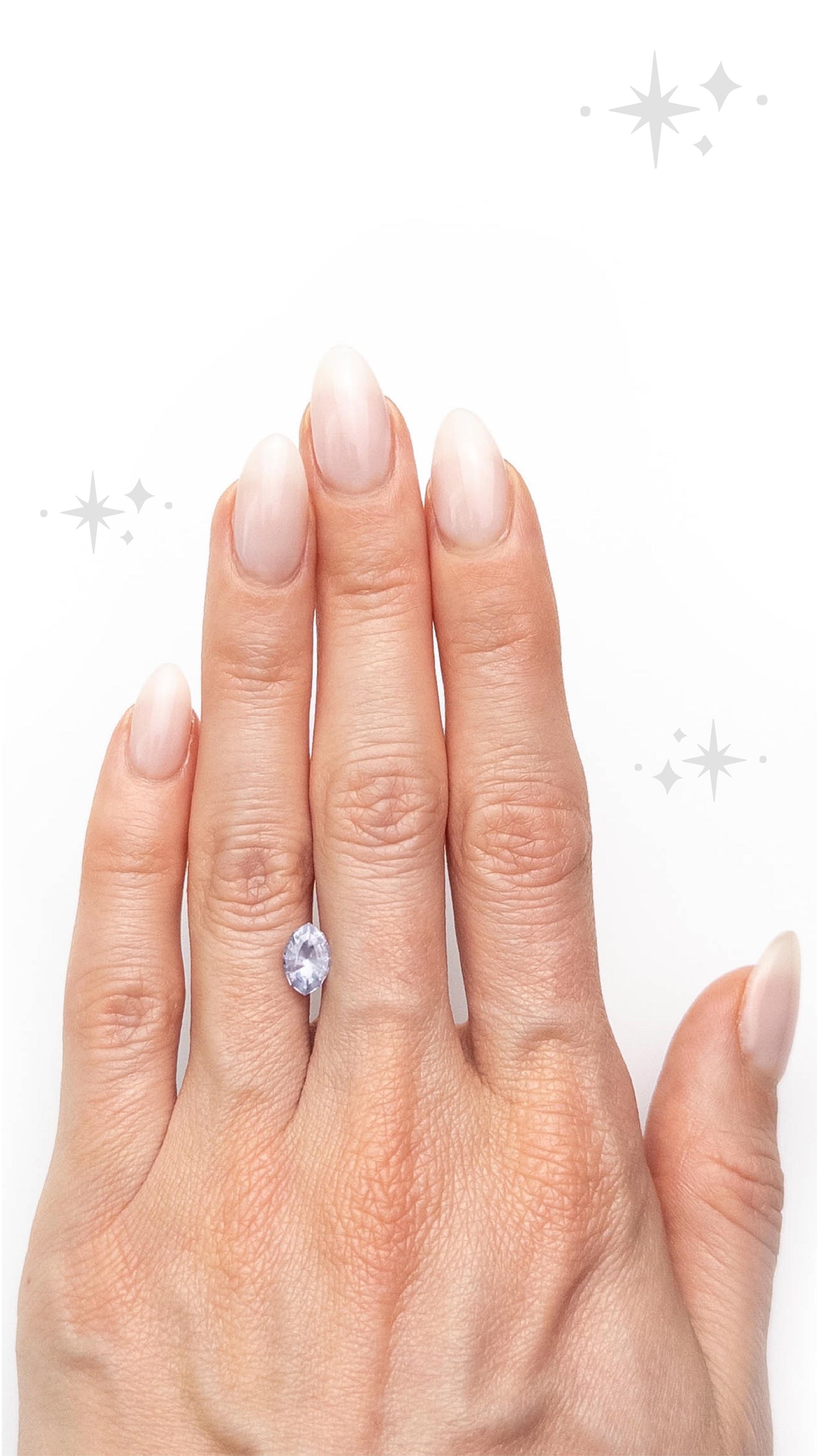 Geo Marquise Lavender Sapphire