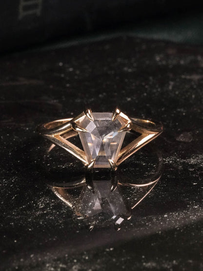 Lilith Split Shank Diamond Ring