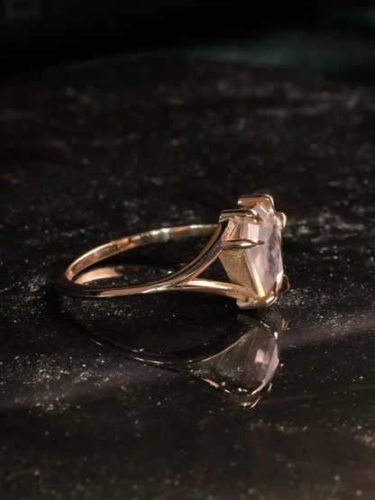 Lilith Split Shank Diamond Ring