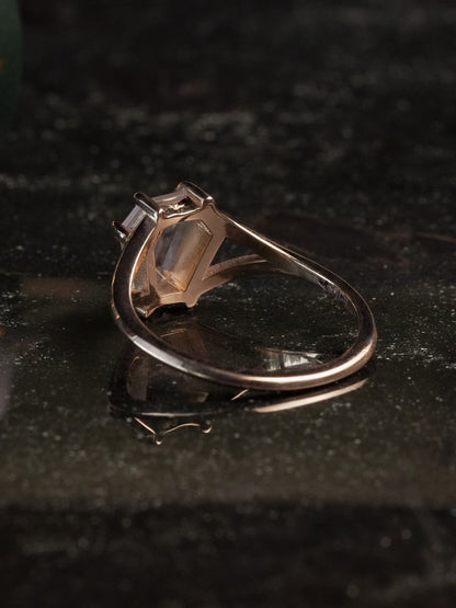 Lilith Split Shank Diamond Ring