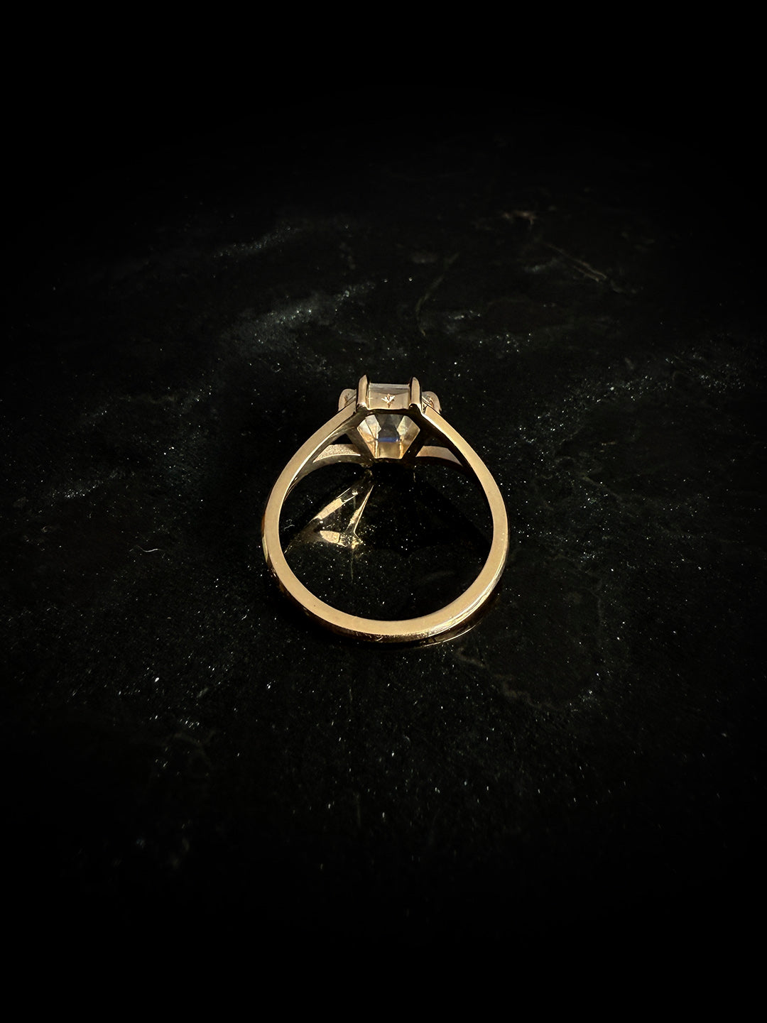 Lilith Split Shank Diamond Ring