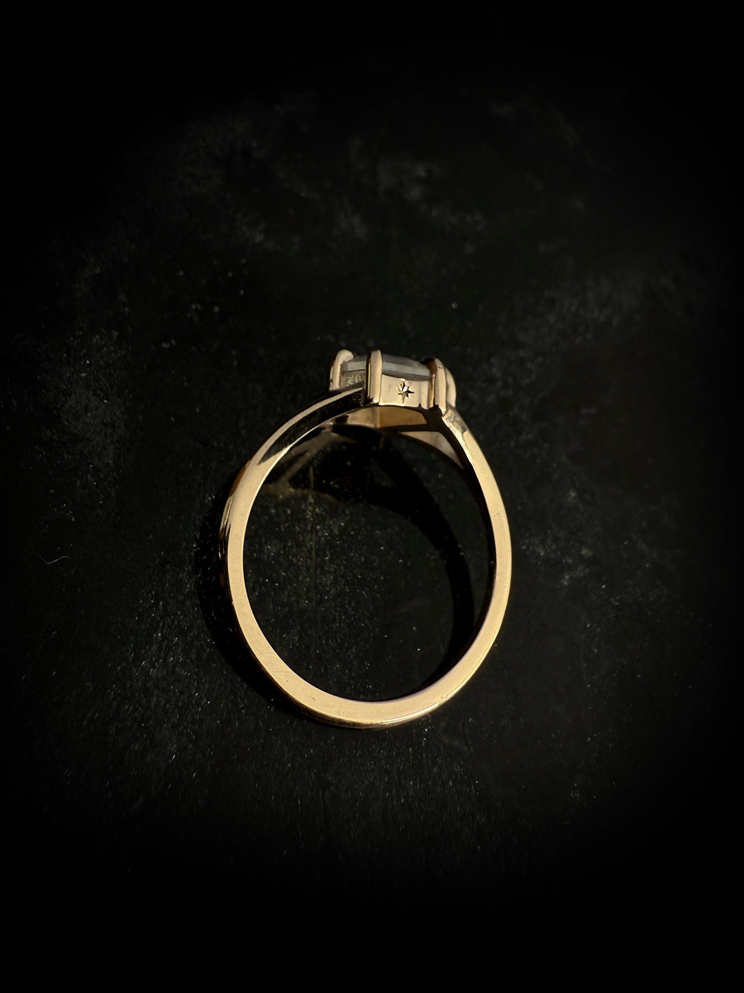 Lilith Split Shank Diamond Ring