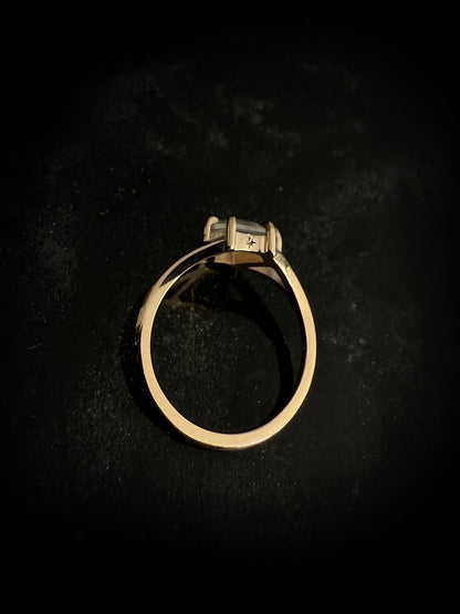 Lilith Split Shank Diamond Ring