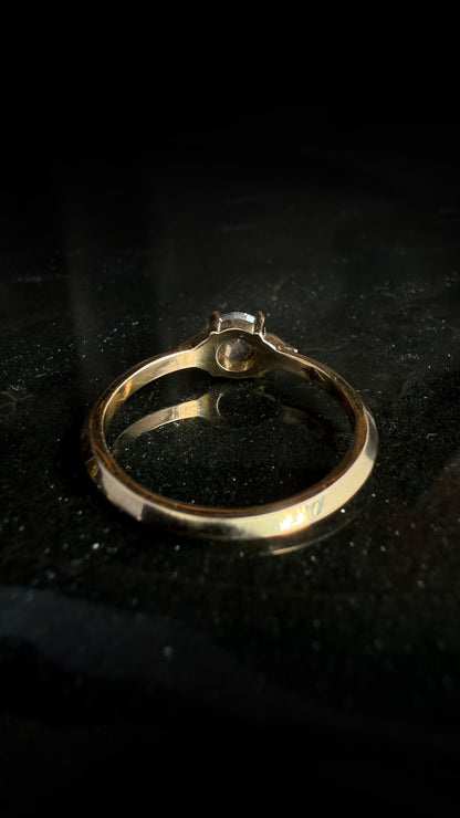 Luna Salt and Pepper Diamond Ring