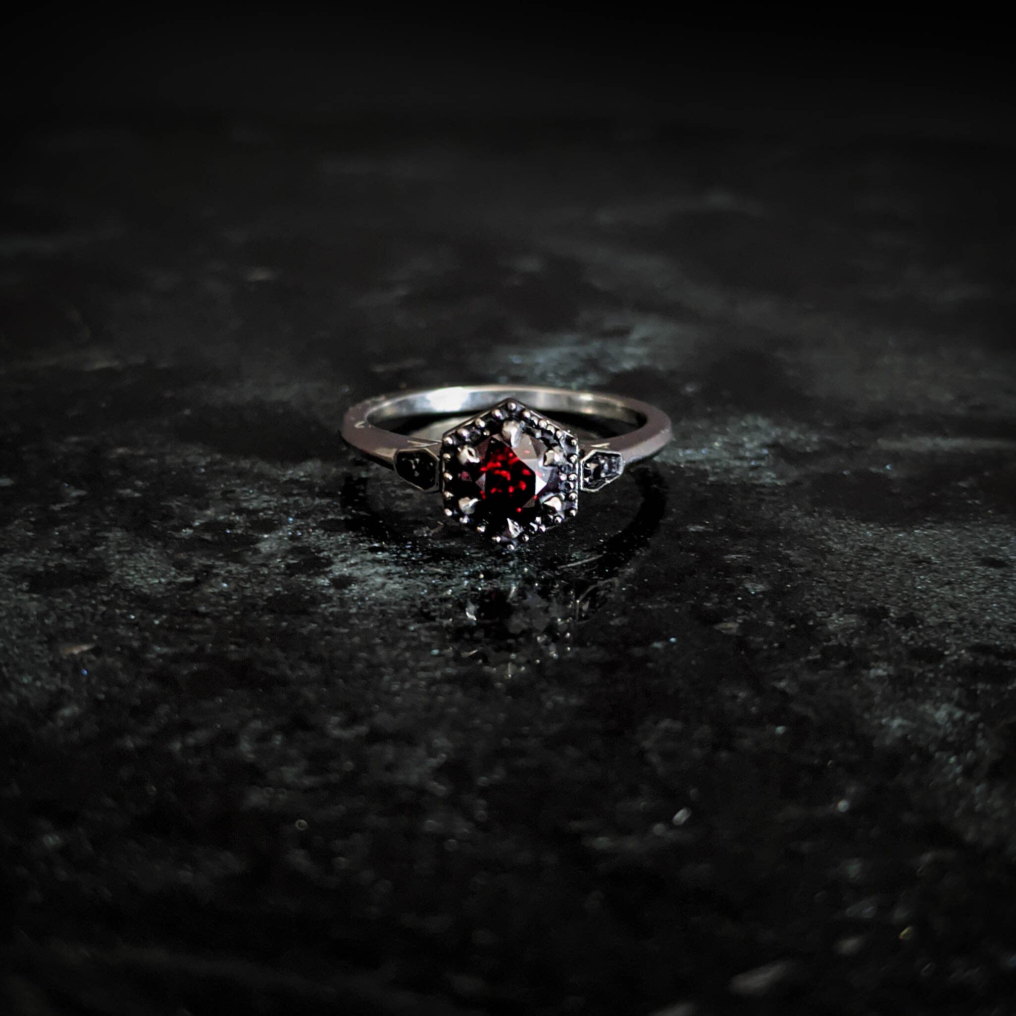 Marceline Red Spinel Halo