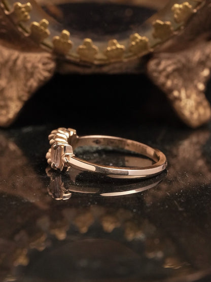 Nyota White Sapphire Baguette Ring