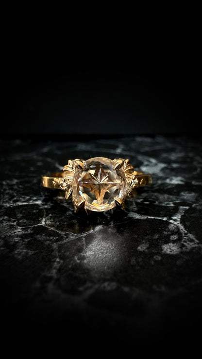 Nyota Celestial Portrait Engagement Ring