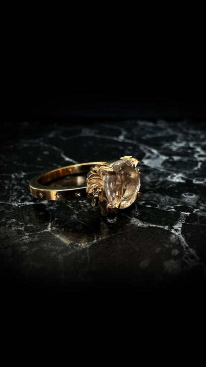 Nyota Celestial Portrait Engagement Ring