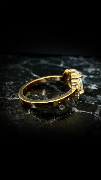 Nyota Celestial Portrait Engagement Ring