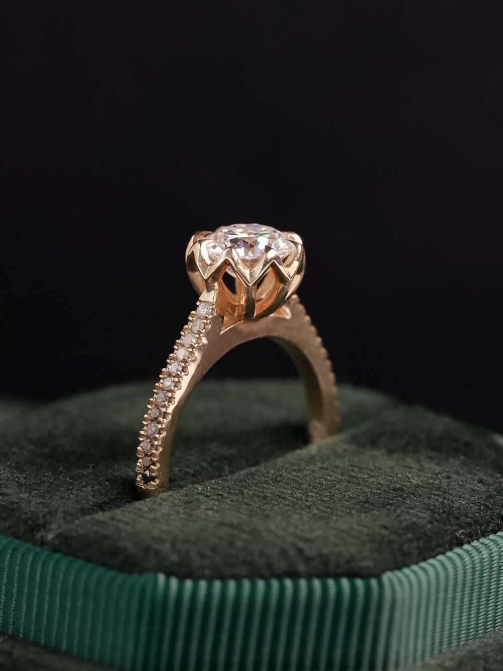 Octesian Ombrè with Moissanite