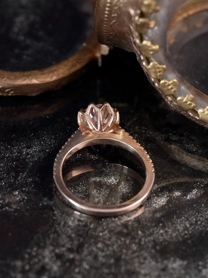 Octesian Ombrè with Moissanite