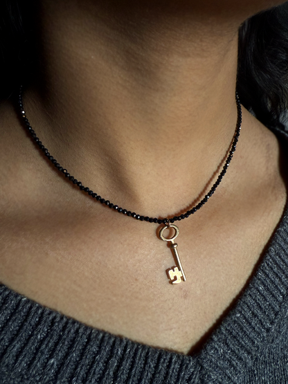 Onyx Beaded Necklace