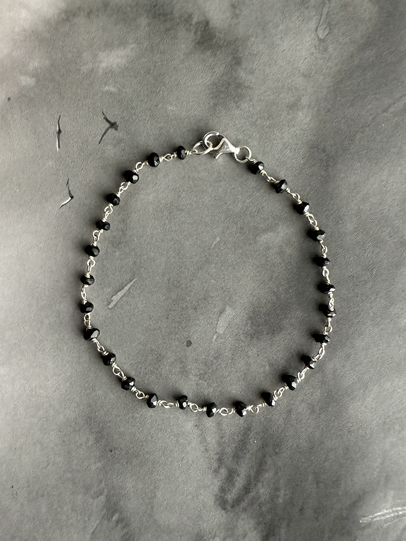 Onyx Silver Bracelet