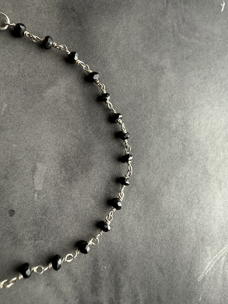 Onyx Silver Bracelet