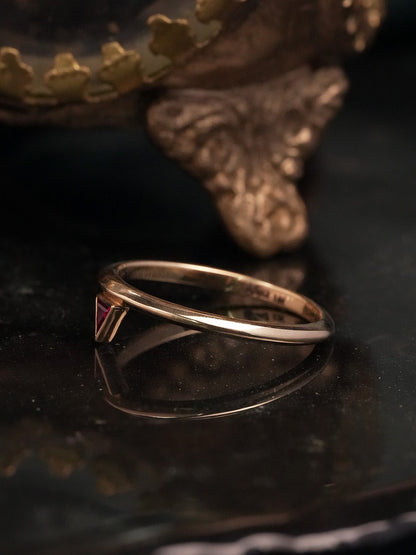 Parvati Ruby Stacking Ring