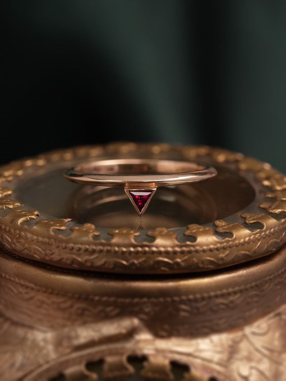 Parvati Ruby Stacking Ring