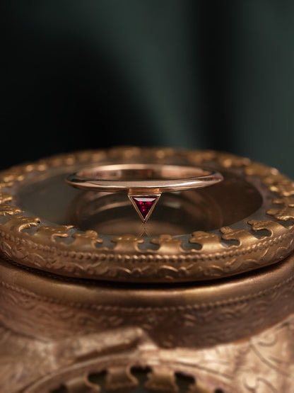 Parvati Ruby Stacking Ring