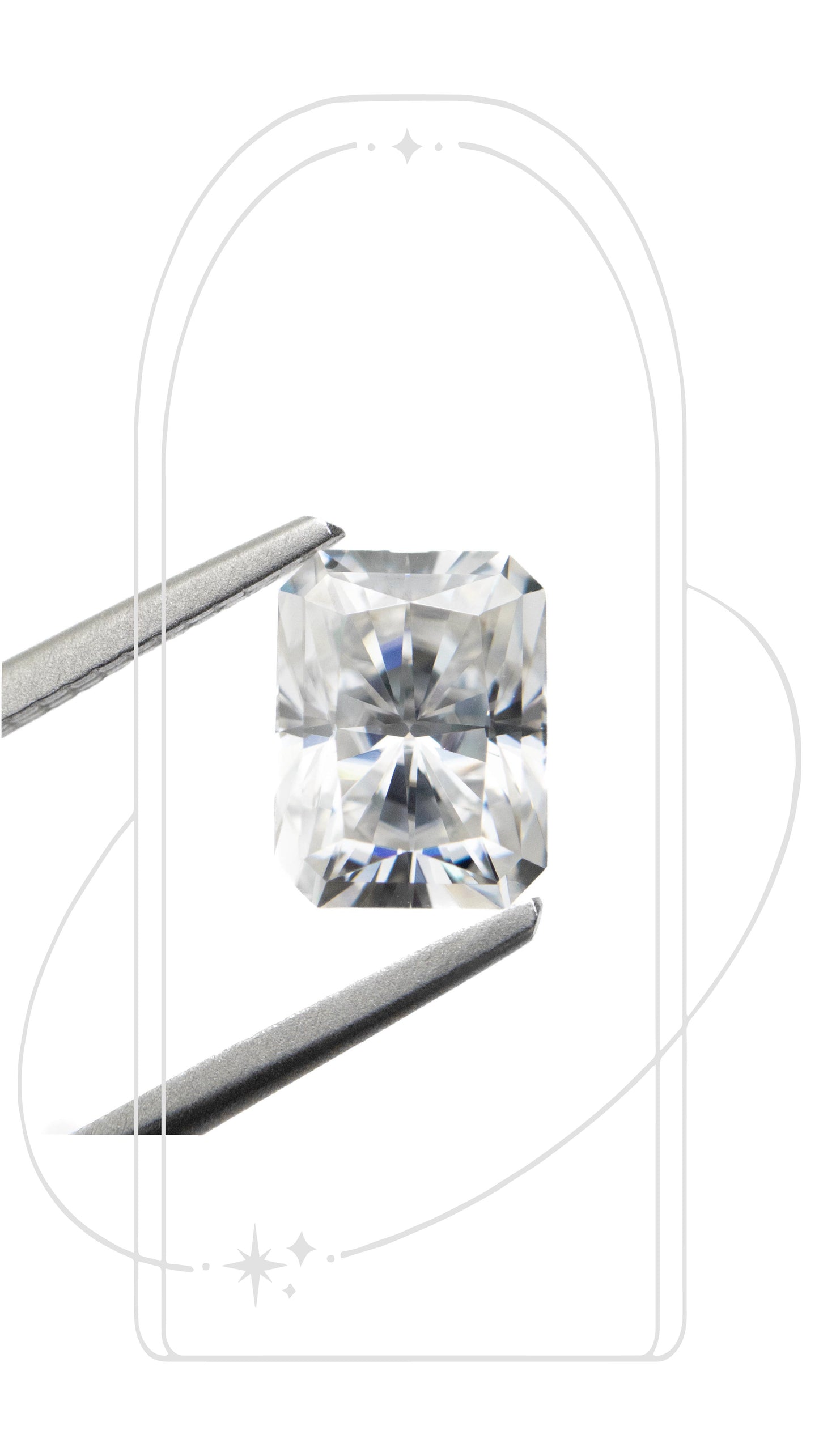 Radiant Cut Moissanite