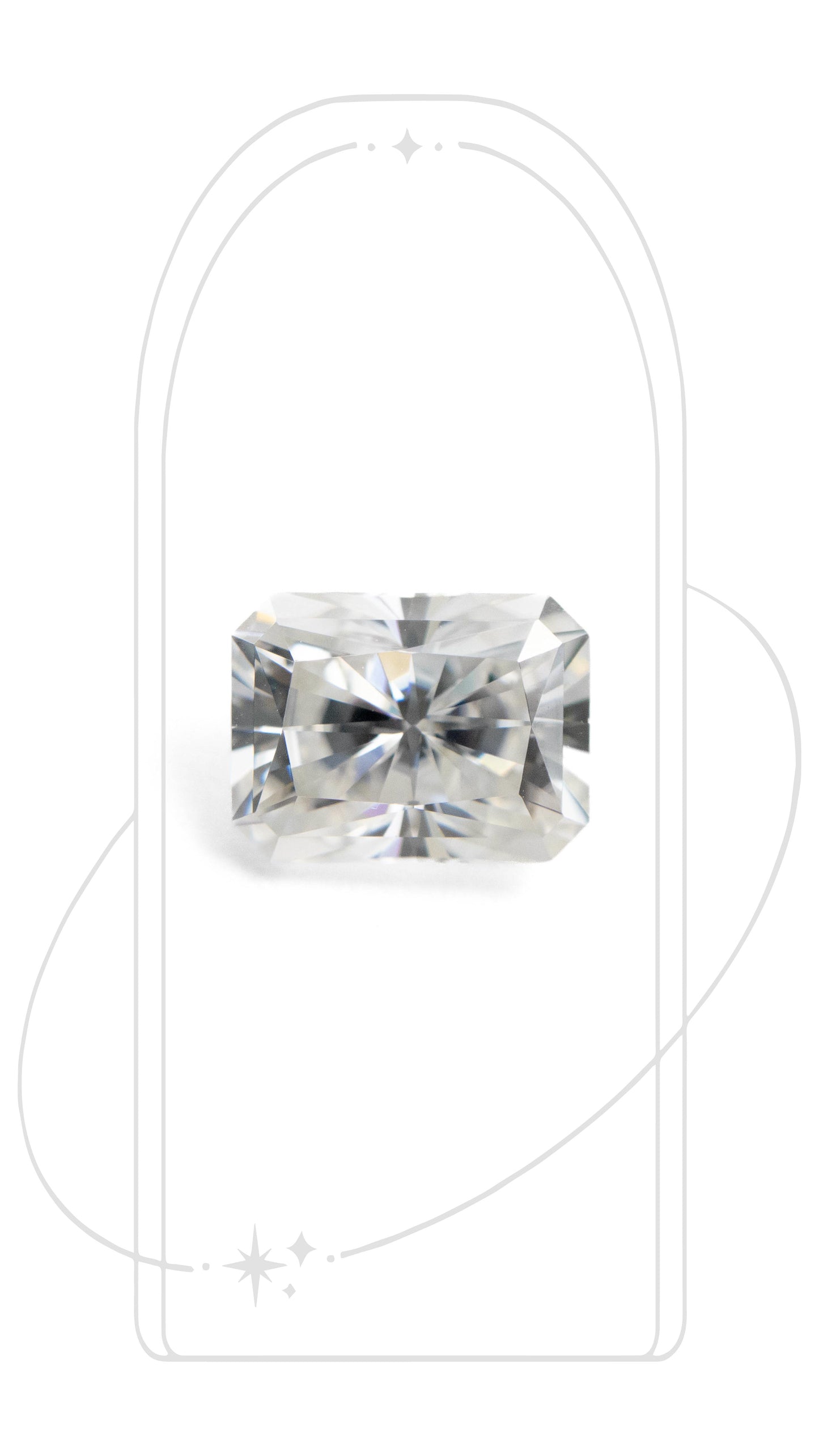 Radiant Cut Moissanite