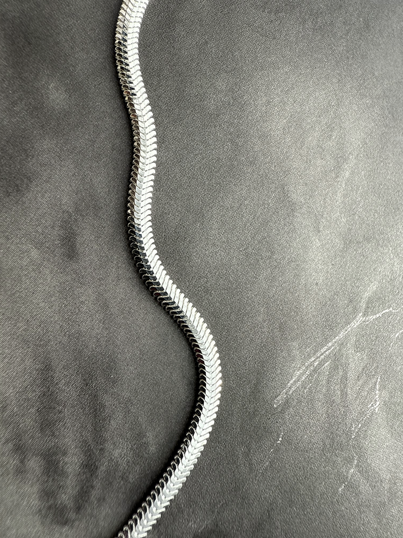 Snakebone Sterling Silver Chain