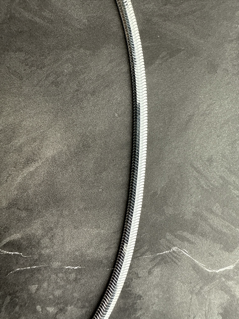 Snakebone Sterling Silver Chain