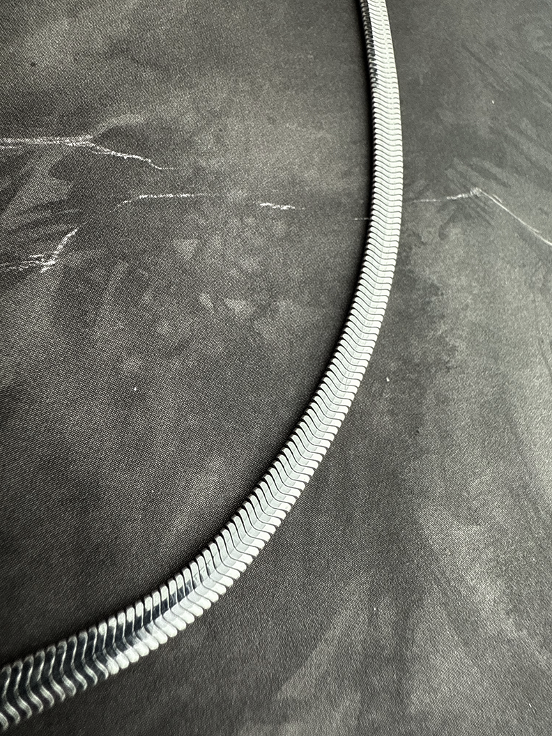 Snakebone Sterling Silver Chain