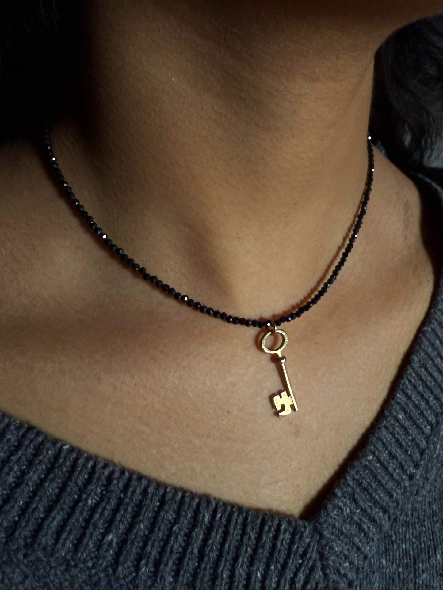 Spinel Beaded Necklace