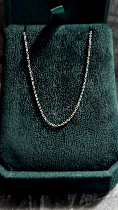 Sterling Silver Rolo Chain