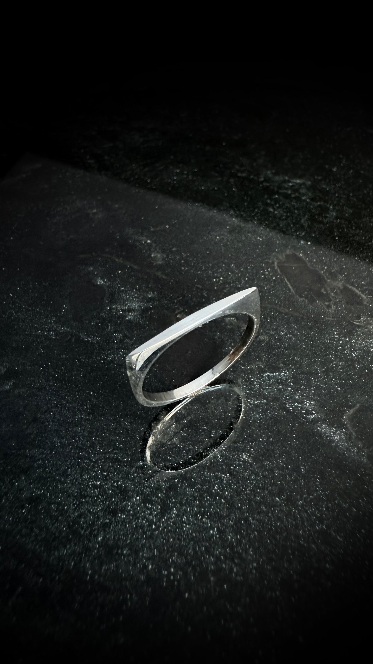 Skinny Tapered Stacking Ring