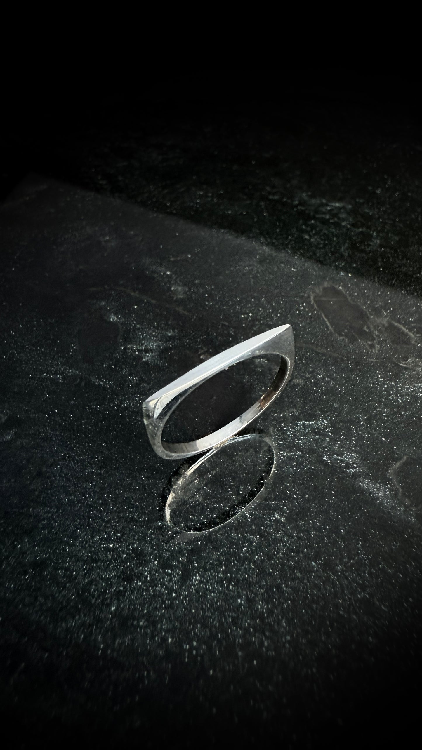 Skinny Tapered Stacking Ring
