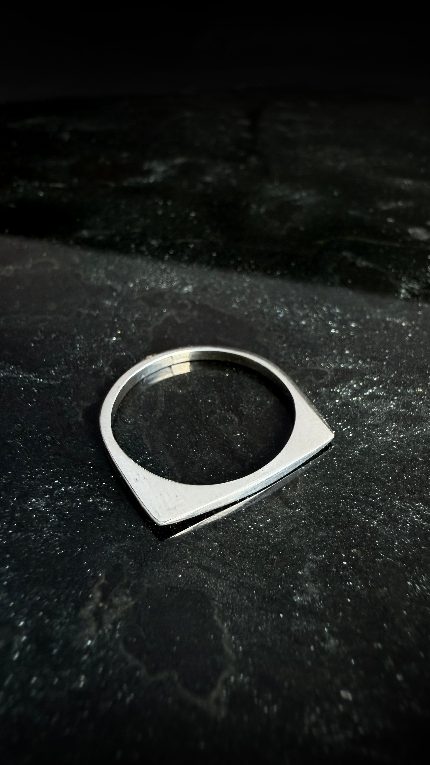 Skinny Tapered Stacking Ring