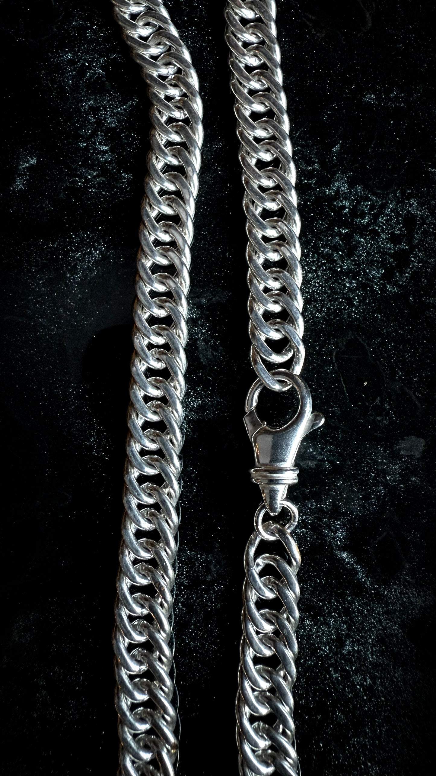 Sterling Silver Chunky Curb Chain